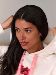 B by Ted Baker Cream Cotton Hoodie - Image 3 of 5