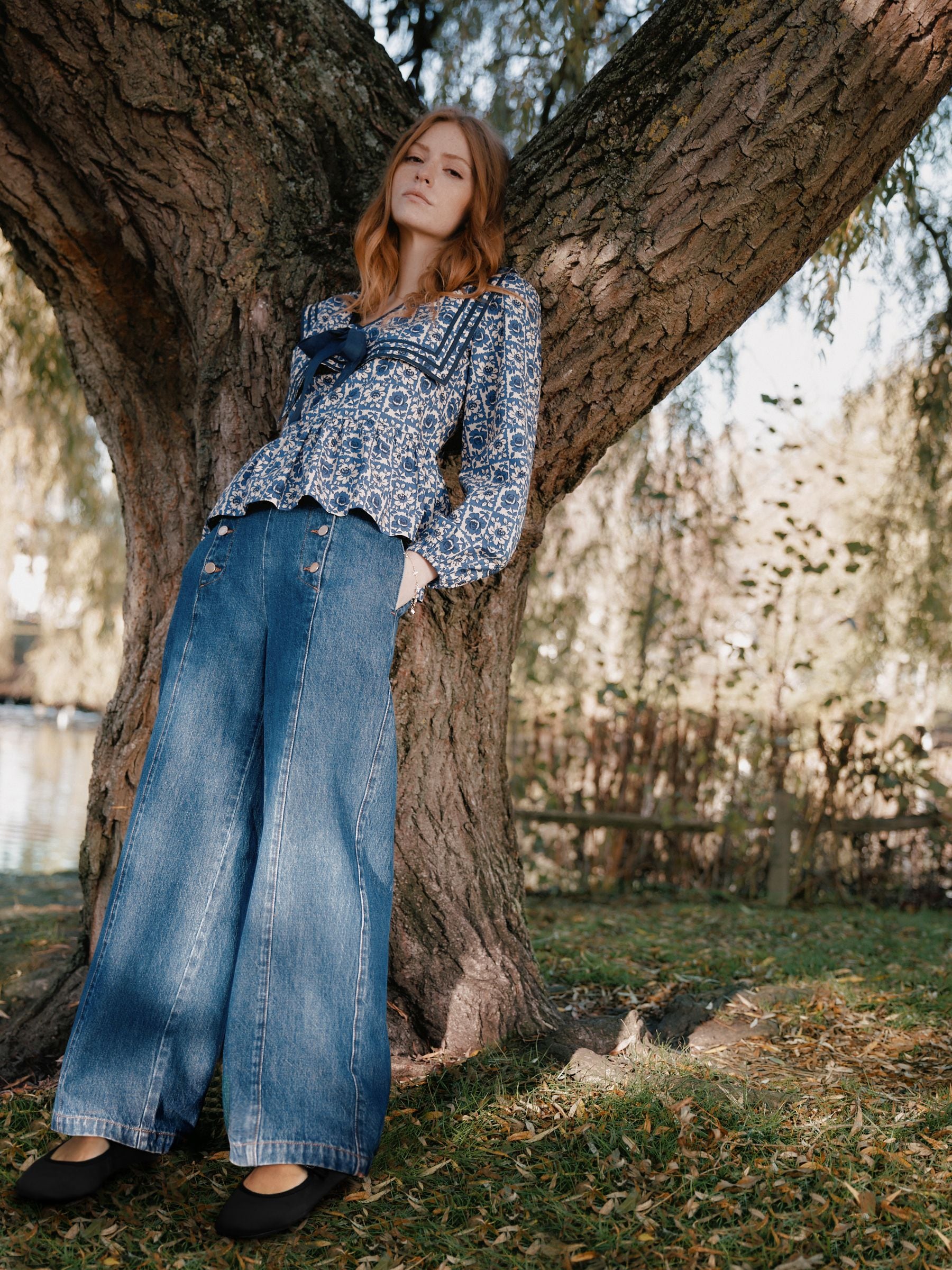 Cumpără Bluză cu guler marinaresc Laura Ashley from Next Romania