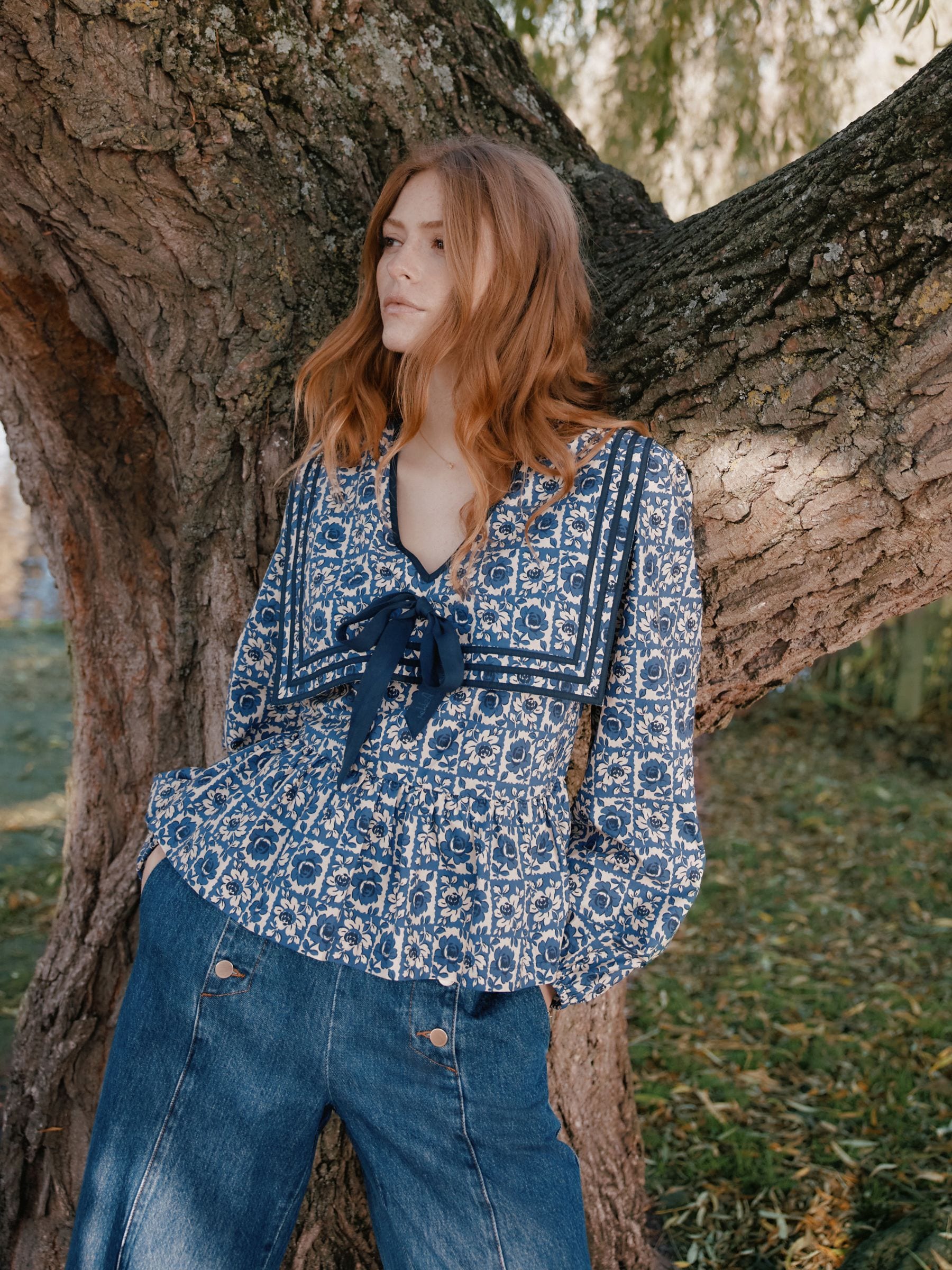 Cumpără Bluză cu guler marinaresc Laura Ashley from Next Romania