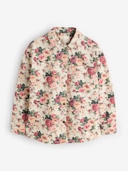 Laura Ashley Cream All Over Ellenborough Floral Printed Denim Shacket - Image 10 of 13