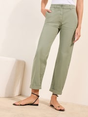 Friends Like These Sage Green Slim Chino Trousers - Image 3 of 4