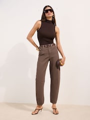 Καφετί της σοκολάτας - Friends Like These Τζιν Barrel Τζιν - Εικόνα 1 από 4