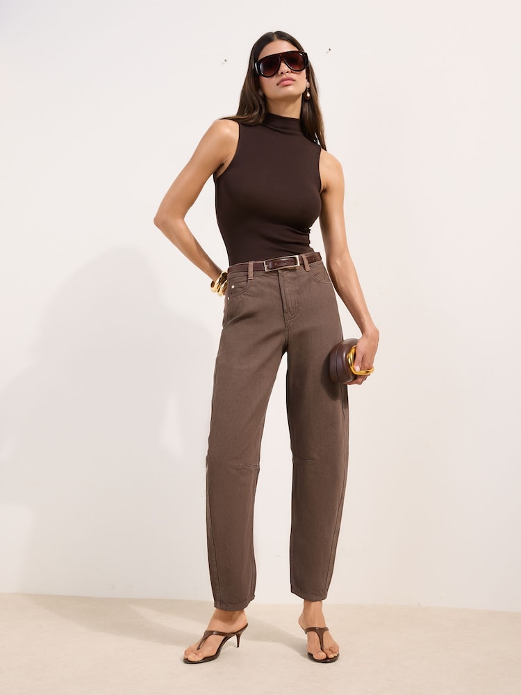 Καφετί της σοκολάτας - Friends Like These Τζιν Barrel Τζιν - Εικόνα 1 από 4