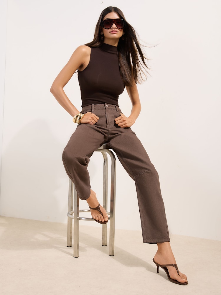 Καφετί της σοκολάτας - Friends Like These Τζιν Barrel Τζιν - Εικόνα 4 από 4