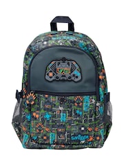 Smiggle Grey Trailblazer Oblong Attach ID Lunchbox - Image 1 of 2