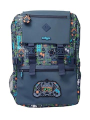 Smiggle Grey Trailblazer Foldover Attach Backpack - Image 1 of 6