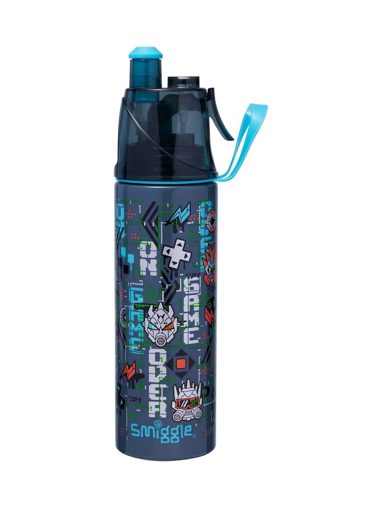 Smiggle Grey Trailblazer Insulated Stainless Steel Spritz Drink Bottle 500Ml - Image 1 of 1