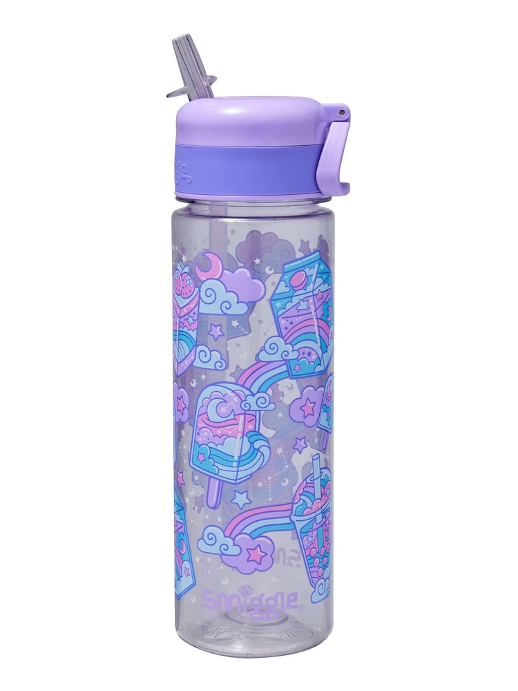 Smiggle Purple Trailblazer Plastic Drink Bottle 650Ml - Image 2 of 2