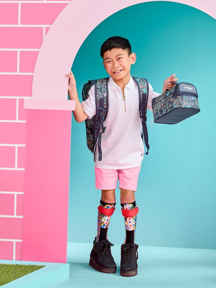 Smiggle Grey Trailblazer Double Decker Lunchbox - Image 4 of 4 Smiggle Grey Trailblazer Double Decker Lunchbox - Image 4 of 4