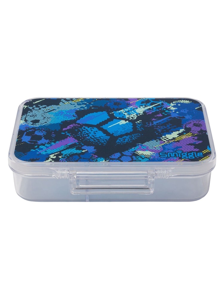 Smiggle Blue Trailblazer Medium Bento Lunchbox - Image 1 of 3 Smiggle Blue Trailblazer Medium Bento Lunchbox - Image 1 of 3