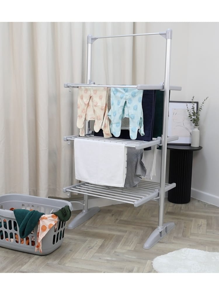Rediffusion Grey Heated Clothes Airer - Image 1 of 4
