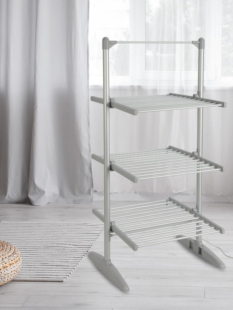 Rediffusion Grey Heated Clothes Airer - Image 4 of 4
