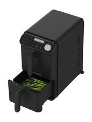 Hamilton Beach Black XXL Dual Stack 2 Drawer Air Fryer - Image 5 of 6