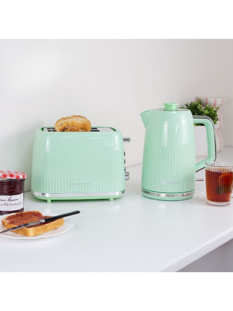 Hamilton Beach Mint Miami Breakfast Kettle and Toaster Set - Image 1 of 5 Hamilton Beach Mint Miami Breakfast Kettle and Toaster Set - Image 1 of 5