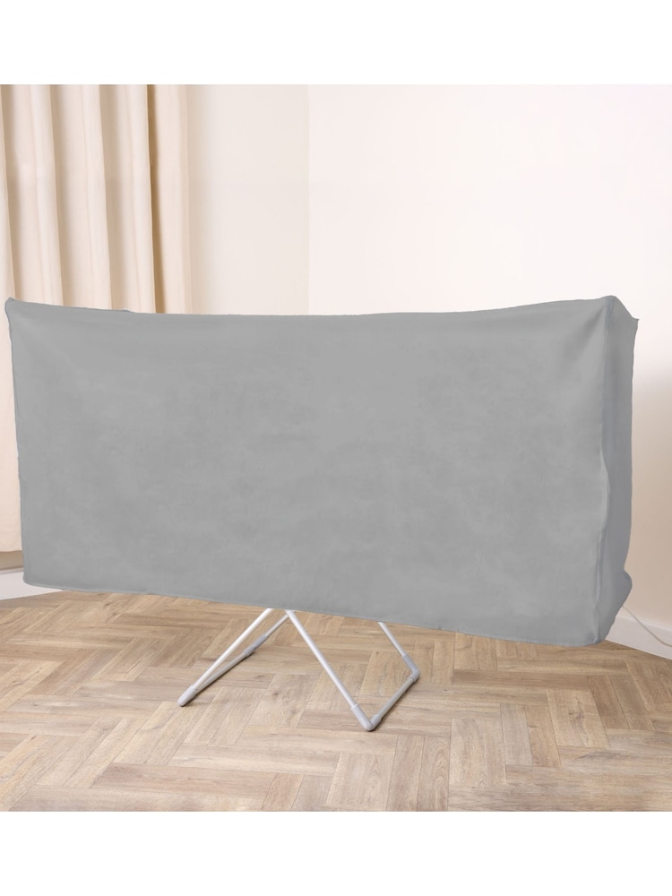 Rediffusion White Winged Heated Clothes Airer with Cover - Image 1 of 6