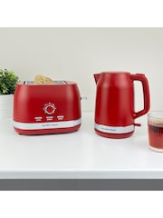 Hamilton Beach Red Ella Breakfast Kettle and Toaster Set - Image 1 of 6