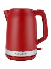Hamilton Beach Red Ella Breakfast Kettle and Toaster Set - Image 5 of 6