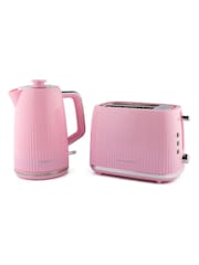 Hamilton Beach Pink Miami Breakfast Kettle and Toaster Set - Image 2 of 6