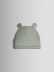 JoJo Maman Bébé Green 3-Pack Bear Hat - Image 7 of 9