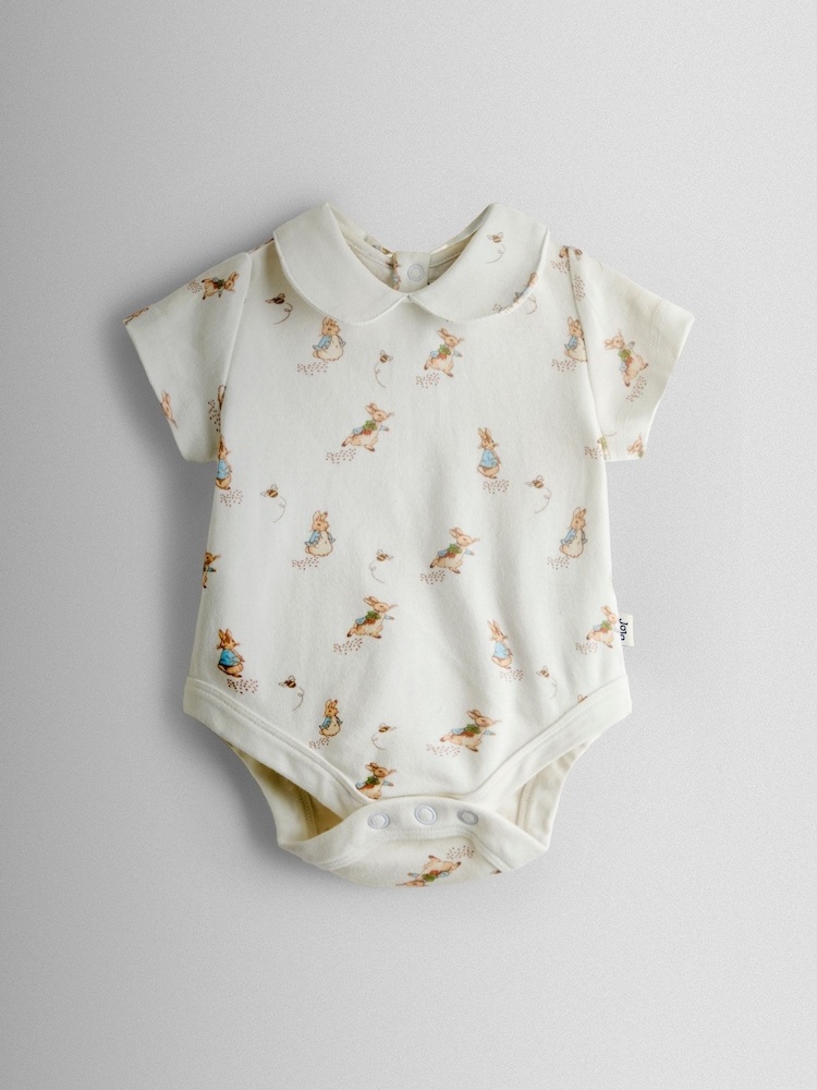 Conjunto de peto y body de tela de queso JoJo Maman Bébé - Imagen 2 de 8