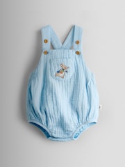 Conjunto de peto y body de tela de queso JoJo Maman Bébé - Imagen 4 de 8