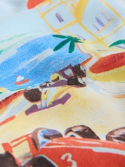 Blue Car Scene All-Over Print Crew Neck Sweatshirt (3mths-7yrs) - Image 8 of 8