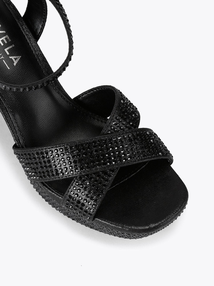 Carvela Black Carvela Sonata Platform Sandals - Image 4 of 4 Carvela Black Carvela Sonata Platform Sandals - Image 4 of 4
