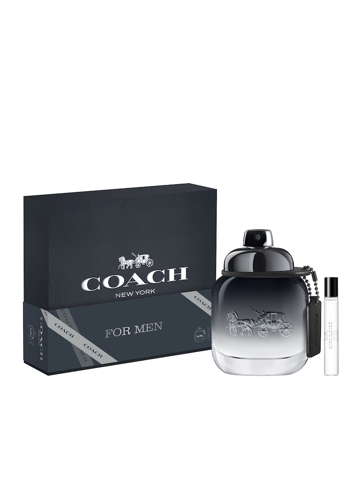 COACH For Men 60ml Eau de Toilette & Travel Spray 7.5ml Gift Set - Image 1 of 5 COACH For Men 60ml Eau de Toilette & Travel Spray 7.5ml Gift Set - Image 1 of 5