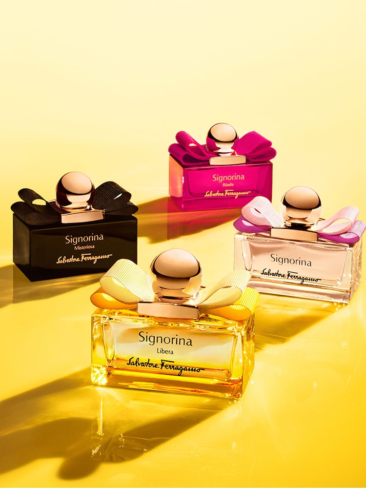 Ferragamo Signorina Women Eau de Parfum 100ml Body Lotion 50ml & Travel Spray 15ml Gift Set - Image 2 of 2 Ferragamo Signorina Women Eau de Parfum 100ml Body Lotion 50ml & Travel Spray 15ml Gift Set - Image 2 of 2