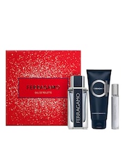 Ferragamo Mens Eau de Toilette 100ml Shower Gel 100ml & Travel Spray 15ml Gift Set - Image 1 of 2