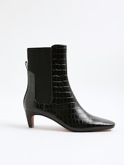 River Island Low Heel Ankle Boots - Imagem 1 de 5