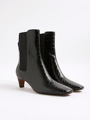 River Island Low Heel Ankle Boots - Imagem 2 de 5
