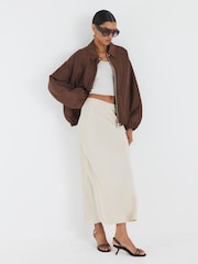 River Island Brown Bubble Hem Jacket - Image 2 of 4