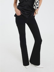 River Island Black Mid Rise Bootcut Jeans - Image 1 of 4