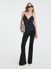 River Island Black Mid Rise Bootcut Jeans - Image 2 of 4