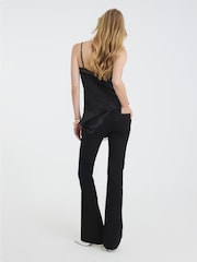 River Island Black Mid Rise Bootcut Jeans - Image 4 of 4