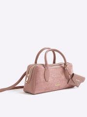 River Island Pink Curved Bowler Bag - Image 2 of 5