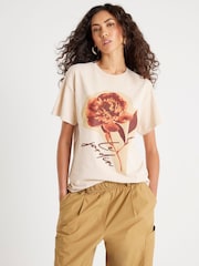 River Island Brown Le Jardin T-Shirt - Image 1 of 4