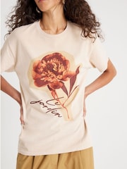 River Island Brown Le Jardin T-Shirt - Image 4 of 4