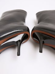 River Island Black Point Toe Heeled Ankle Boots - Image 4 of 5