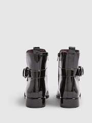 River Island Low Block Heels Buckle Boots - Imagem 4 de 6