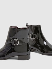 River Island Low Block Heels Buckle Boots - Imagem 5 de 6