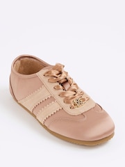 River Island Pink Slim Lace-Up Trainers - Image 4 of 6