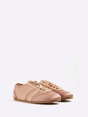 River Island Pink Slim Lace-Up Trainers - Image 5 of 6