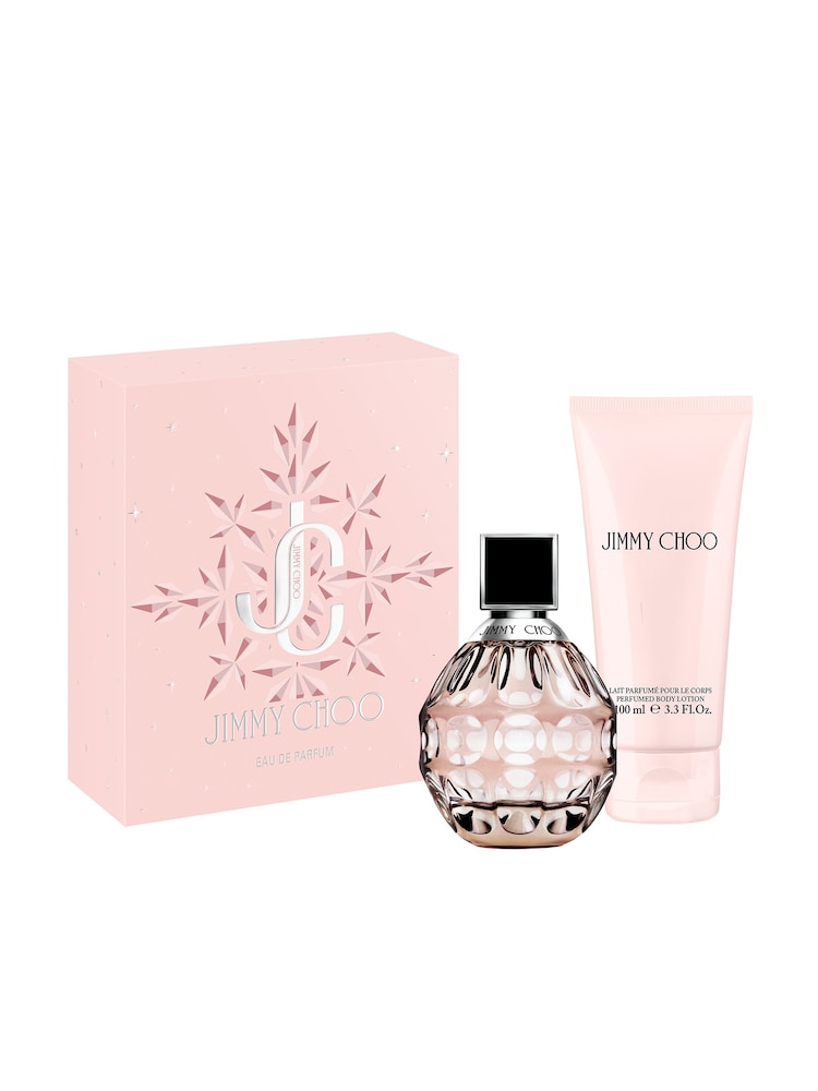 Jimmy Choo Original Eau de Parfum 60ml & Body Lotion 100ml Gift Set - Image 1 of 3 Jimmy Choo Original Eau de Parfum 60ml & Body Lotion 100ml Gift Set - Image 1 of 3