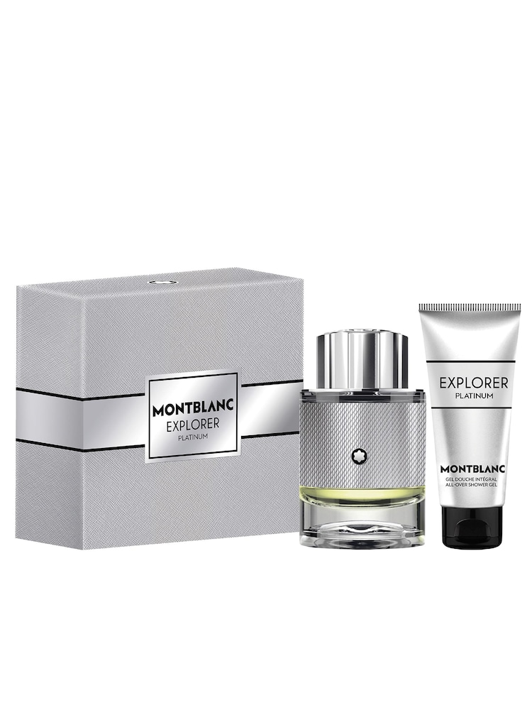 Montblanc Platinum Eau de Parfum 60ml & 100ml Shower Gel Gift Set - Image 1 of 5