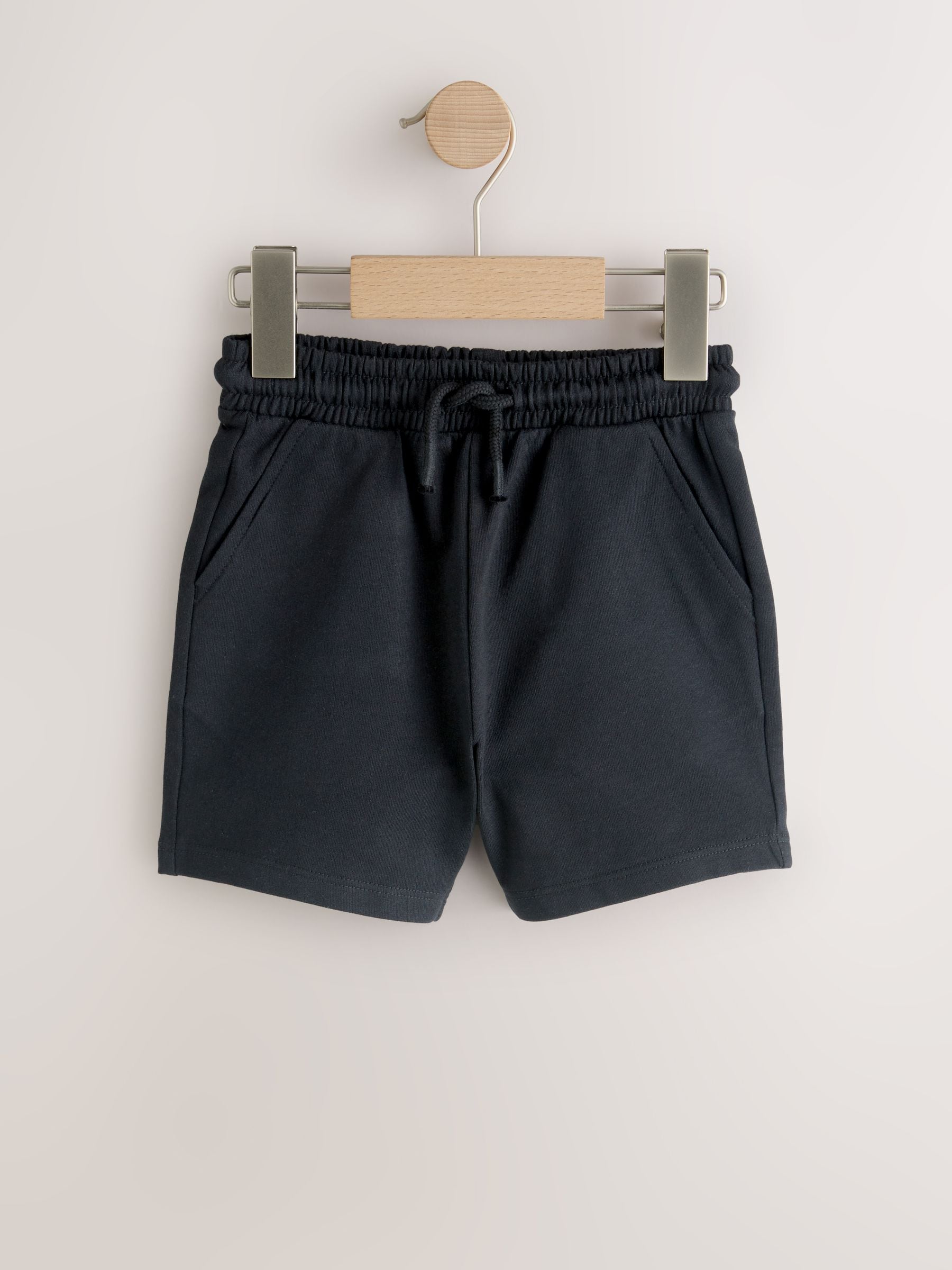 Buy Black/Cement/ Grey Jersey Shorts 3 Pack (3mths-7yrs) from Next USA