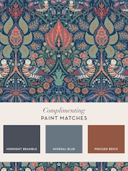 William Morris At Home Midsummer Dove and Rose A4 Wallpaper Sample - Image 4 of 5