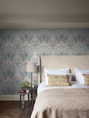 William Morris At Home Dusty Blue Garden 10M Wallpaper - Image 1 of 4