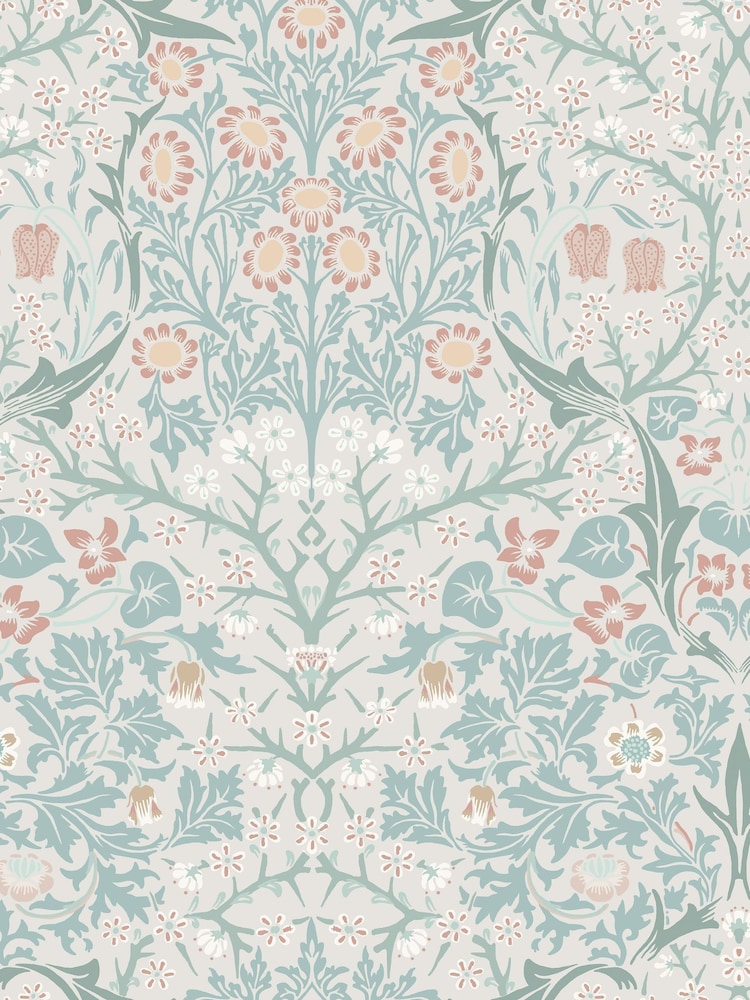 William Morris At Home Meadow Blackthorn A4 Wallpaper Sample - Image 2 of 4